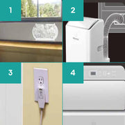 Hisense 7000-BTU DOE 115-V Portable Air Conditioner Renewed + 2 Year Protection