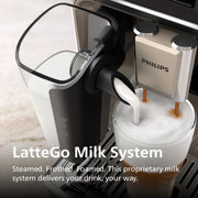 Philips 5500 Series Fully Automatic Espresso Machine, Black Chrome