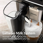 Philips 5500 Series Fully Automatic Espresso Machine, Black Chrome