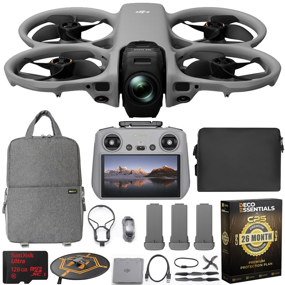 DJI Avata 360 Fly More Combo, 8K FPV Drone (DJI RC 2) +26 Month Protection Pack
