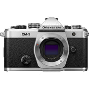 OM SYSTEM Olympus OM-3 Mirrorless Micro Four Thirds Lens System Camera + 64GB Bundle