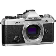 OM SYSTEM Olympus OM-3 Mirrorless Micro Four Thirds Lens System Camera + 64GB Bundle