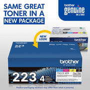 Brother Genuine TN2334PK Standard Yield 4-Pack Toner Cartridges