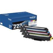 Brother Genuine Standard Yield 4-Pack Toner Cartridges + Deco Essentials Guide