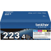 Brother Genuine Standard Yield 4-Pack Toner Cartridges + Deco Essentials Guide