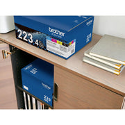 Brother Genuine Standard Yield 4-Pack Toner Cartridges + Deco Essentials Guide