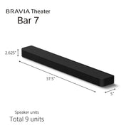 Sony BRAVIA Theater Bar 7 w/ BRAVIA Theatre Sub 9 + 26 Month Protection Bundle