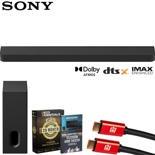 Sony BRAVIA Theater Sound Bar 8 w/ BRAVIA Theatre Sub 7 + 26 Month Protection Bundle