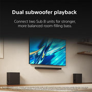 Sony BRAVIA Theater Sound Bar 8 w/ BRAVIA Theatre Sub 8 + 26 Month Protection Bundle