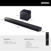 Samsung Q-Series Soundbar HW-Q900H 7.1.2ch Subwoofer (2026)