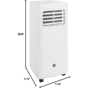 GE 8,000BTU 3-in-1 Portable Air Conditioner, White - Refurbished