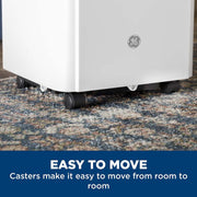 GE 8,000BTU 3-in-1 Portable Air Conditioner, White - Refurbished