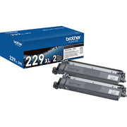 Brother Genuine High Yield Toner Cartridge Black Twin Pack with Deco Guide