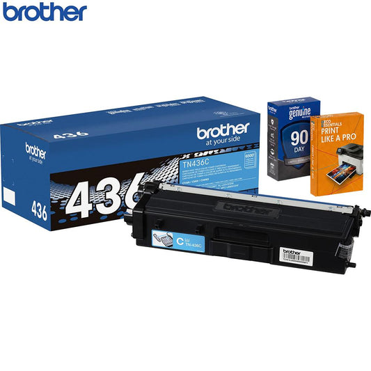 Brother Super High-yield Toner Cartridge Cyan with Deco Essentials Guide
