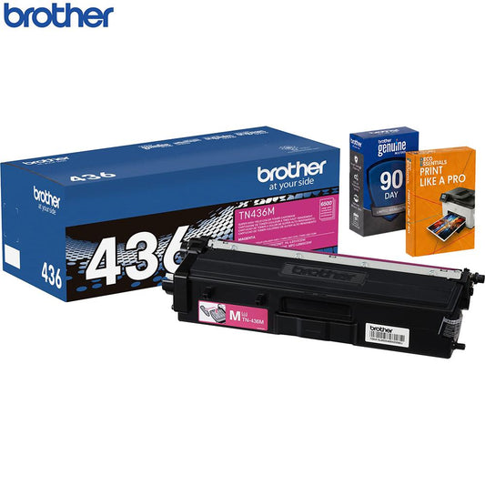 Brother Super High-yield Toner Cartridge Magenta with Deco Essentials Guide