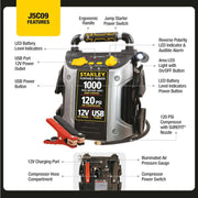Stanley J5C09 500 Amp Jump Starter with Compressor