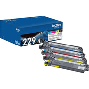 Brother Standard-Yield Toner 4 Pack C/M/Y/BK with Deco Essentials Guide