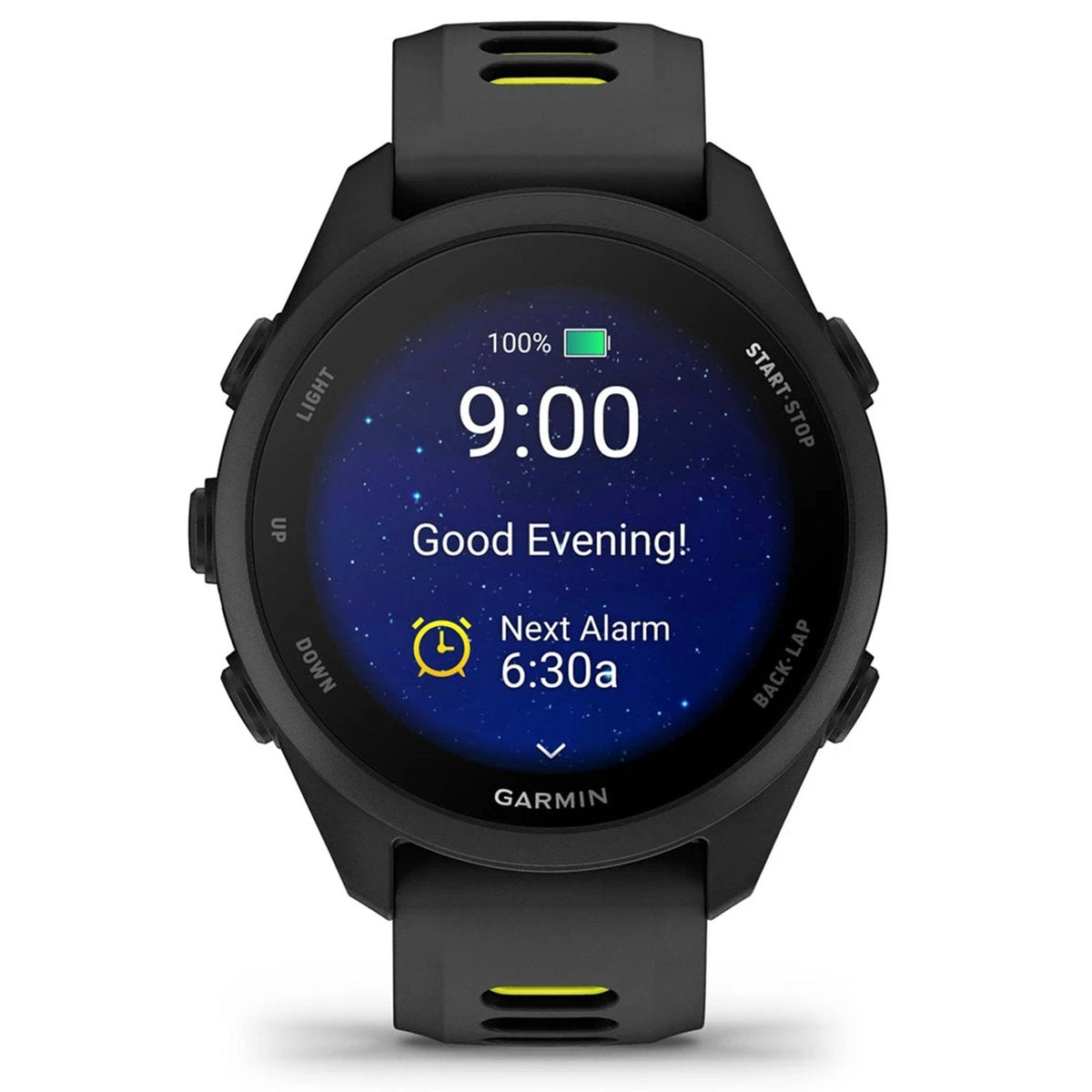Garmin Forerunner 170 GPS Running Smartwatch, Black/Amp Yellow