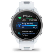 Garmin Forerunner 170 Music GPS Running Smartwatch, Whitestone/Cloud Blue