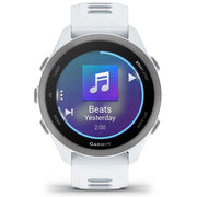 Garmin Forerunner 170 Music GPS Running Smartwatch, Whitestone/Cloud Blue