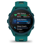 Garmin Forerunner 170 Music GPS Running Smartwatch, Teal Green/Citron