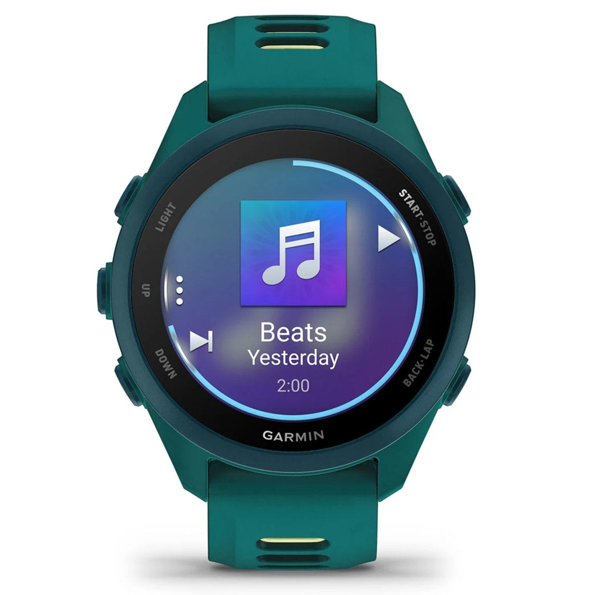 Garmin Forerunner 170 Music GPS Running Smartwatch, Teal Green/Citron