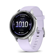 Garmin Venu 4 41mm Health & Fitness GPS Smartwatch Silver + Metal Bands Bundle