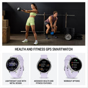 Garmin Venu 4 41mm Health & Fitness GPS Smartwatch Silver + Metal Bands Bundle