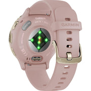 Garmin Venu 3S Fitness GPS Smartwatch Gold with Rose Case 41mm + Bands Bundle