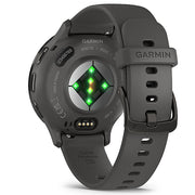 Garmin Venu 3S Health Fitness GPS Smartwatch Steel with Gray Case + Bands Bundle