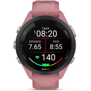 Garmin Forerunner 265S GPS Smartwatch Light Pink/Whitestone + Metal Bands Bundle