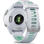 Garmin Forerunner 265S GPS Smartwatch Whitestone/Neo Tropic + Metal Bands Bundle