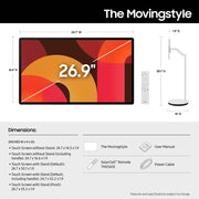 Samsung LSM7F 27" The Movingstyle QHD Portable Touchscreen (2025) w/ Soundbar Bundle