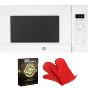 GE 1.6 Cu. Ft. 1,150-watt Countertop Microwave Oven + 2 Year Protection Pack