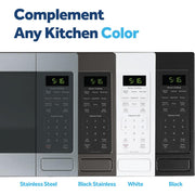GE 1.6 Cu. Ft. 1,150-watt Countertop Microwave Oven + 2 Year Protection Pack