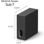 Sony SA-SW7 BRAVIA Theatre Sub 7 100W Wireless Subwoofer + 26 Month Protetcion