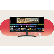 LG 34 Inch Smart Monitor Curved Screen with Stand Open Box + 1 Year Warranty
