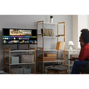 LG 34 Inch Smart Monitor Curved Screen with Stand Open Box + 1 Year Warranty