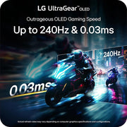 LG 39 Inch UltraGear OLED WQHD Curved Gaming Monitor Open Box + 1 Year Warranty
