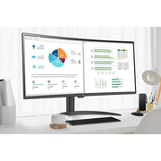 LG 34 Inch Smart Monitor Curved Screen with Stand Open Box + 1 Year Warranty