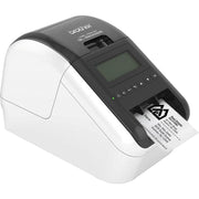 Brother Professional, Ultra Flexible Label Printer with White Paper Label Bundle