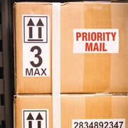 Brother Professional, Ultra Flexible Label Printer with White Paper Label Bundle