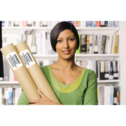 Brother Professional, Ultra Flexible Label Printer with White Paper Label Bundle