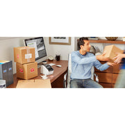 Brother Professional, Ultra Flexible Label Printer with White Paper Label Bundle