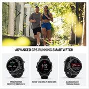 Garmin Forerunner 570 - 42mm GPS Smartwatch Aluminum & Black Band + Band Bundle