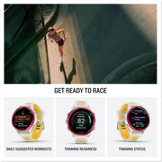 Garmin Forerunner 570 - 42mm GPS Smartwatch Aluminum & Mango Band + Band Bundle