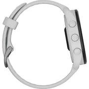 Garmin Forerunner 165 Smart Sport Watch Mist Gray + Whitestone with Band Bundle