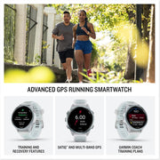 Garmin Forerunner 570 - 42mm GPS Smartwatch Aluminum and Blue Band + Band Bundle