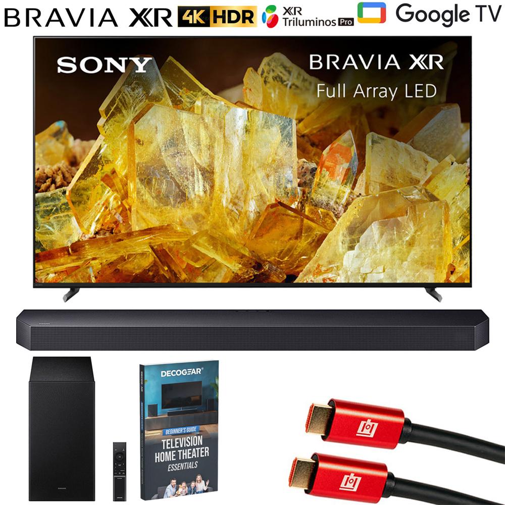 Sony Bravia XR 65" X90L 4K HDR LED TV, Refurbished w/Soundbar +Subwoofer Bundle