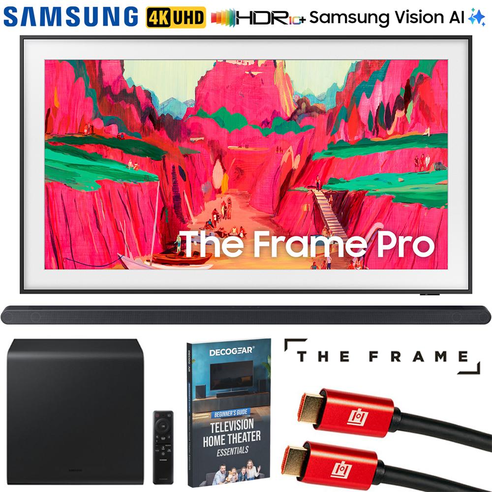 Samsung 75" The Frame Pro 4K Neo QLED Mini LED TV (2025) w/ HW-S800D Soundbar Bundle
